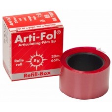 Bausch BK1021 Arti-Fol Refill Box - 22mm Wide - S/Sided - Ultra-Thin 8µ - Red - 20m